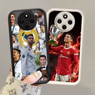 HK-57 FC Ronaldo Shockproof Casing for Black and White Silicone Xiaomi Redmi Realme poco C61 13 A3X 