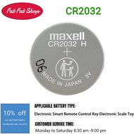 Maxell cr2032h pin lithium 3V nút ấn chạy pin IBM máy tính xách tay bo mạch chủ Pin