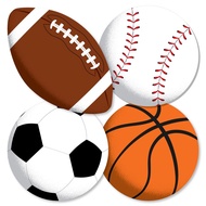 Big Dot of Happiness Go, Fight, Win - Sports - Basketball, Baseball, Football & Soccer Ball Decorati