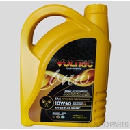 VOLTRIC ENGINE OIL 10W40 4LITER SEMI SYNTHETIC  Engine Oil Car Lubricant 10w-40 Minyak Hitam Enjin Kereta Proton Toyota