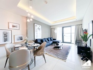 Rumah 0 m² dengan 1 bilik tidur dan 1 bilik mandi peribadi di Business Bay (Luxury 1-Bedroom Apt wit