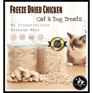 Freeze Chicken Cube & Chicken Breast  Makanan Ringan Kucing Dan Anjing
