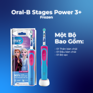 Bàn Chải Điện Oral-B Vitality Plus Mẫu Mới- Hẹn Giờ 2-Phút Pin 8 Ngày Sạc Cảm Ứng Từ Đủ Loại Đầu Chă