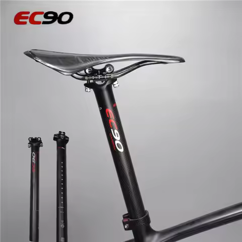 EC90 Carbon MTB Bike Seatpost 27.2/30.8/31.6mm Bike Seat Tube 350mm 400mm Road Bicycle Seatposts Cyc