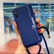 [SSNM] Softcase Sling motif nama anda sendiri Xiaomi Redmi 9A - Case Tali Xiaomi Redmi 9A - Case Gan
