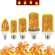 3W 5W 7W 9W E27 E26 E14 E12 Flame Bulb 85-265V LED Flame Effect Fire Light Bulbs Flickering Emulatio