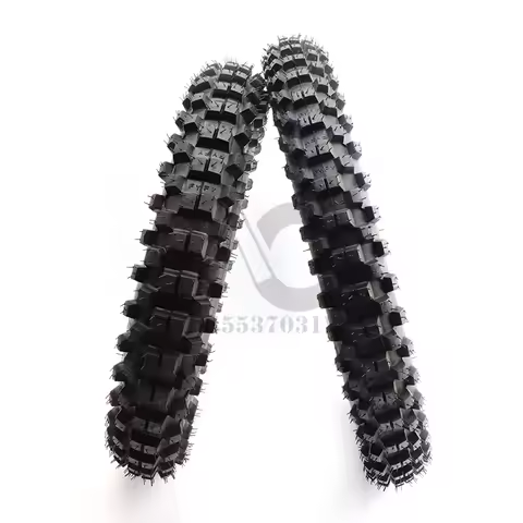 Off-Road Tires 90/100-14 70/100-17 with Tubes for Dirt Pit Bike Dirt Bike Motocross 14 Inch 17 Inch 