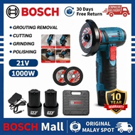 BOSCH 12V Grinder Tangan Bateri Pemotong Besi Mesin Pengisar Alat DIY Ringan 2 Bateri Portable