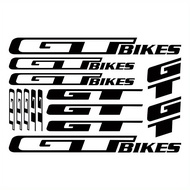 14PCS/SHEET bike riding helmet creative sticker FOR GT bike bike accessories decal mountain bike fra