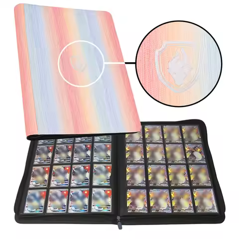 1000+ Pockets Trading Card Binder, Premium 16 Pockets Card Holder Folders, Side Loading Card Album f