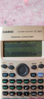 Casio FC-100V Financial Consultant DSE Calculator