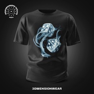 24-hour delivery 100% Design 3D Lucky Roll T-shirt - Original Premium Distro T-shirt 3D Lucky Roll -