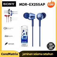 🔥HOT SALE 2025🔥 Authentic Sony MDR-EX255AP 3.5mm Wired In-Ear Earphones - 12mm Driver Clear Bass & H