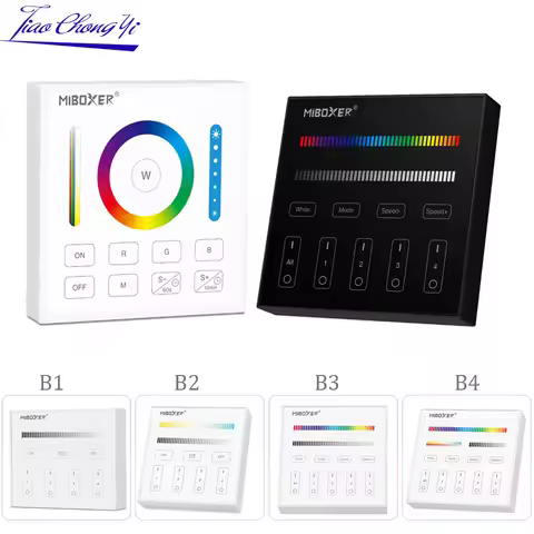 2.4GHz Wireless WIFI Touch Panel Dimmer/RGBW/RGB + CCT LED Smart Remote Controller Mi Light / MIBOXE