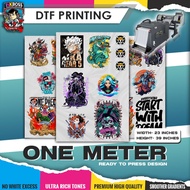 DTF PRINTING | 22 x 39 INCHES [1 METER] | HIGH QUALITY DTF - TO PRESS【INKBOSS】