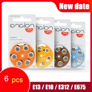 6pcs Hearing aid Battery/e312 S312 P312 PR41 A312 /e10 A10 P10 /A13 13A E13 ZA13 13 PR48/A675 e675 Z