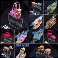 Phu2 Genuine B a r b i e and K e n doll shoe accessories combo food pet jewelry home decoration toys