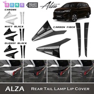 Awesome2u Perodua New Alza 2022-2024 Rear Tail Lamp Lip Cover Sportivo Design Garnish Accessories