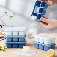 Silicone Ice Box Ice Cube Mould Refrigerator Large Capacity Home Ice Storage Box with Lid Ice Cube Freezing Ice Cube Magic Ice Compartment Ice Bag