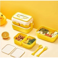 Lunch Box Arrange Egg motif/Layered Box/Lunch Box