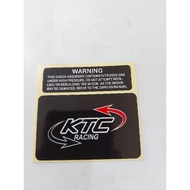 Ktc Racing Shock Sticker