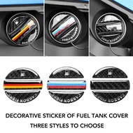 Carbon Fibre Sticker for Car Fuel Tank Cover Tricolour Sticker Decoration For BMW E90 E60 E46 E39 F3