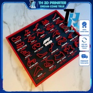 F1 Circuit 3D Printed – F1 2025 Race Track Collection Model