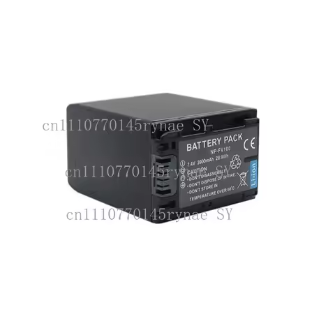 For Sony NP-FV100 Replacement Battery, Compatible with NP-FV30 FV50 FV70 FV90, Fit for HDR-CX HDR-XR