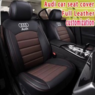 Audi Full Leather Customized Full Surround Car Seat Cover Audi A1 A3 A4 A5 A6 A7 Q3 Q5 Q7 Special Seat Cover