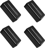 4 Pcs 2x4s(1-1/2" W, 3-1/2" L) Wood Post End Cap, Lumber Stud/Rack Foot Rubber Cover, 1.5" W, 3.5" L