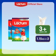 Lactum 3+ Plain Powdered Milk Supplement Drink for Children 3+ Years Old 2.3kg (1.15kg x 2)