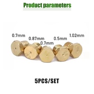 5Pcs/Set Spuyer Kompor Gas Tanam Bahan Kuningan Kepala Kecil Kompor Jos Semawar Sepuyer