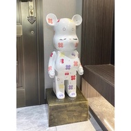 Be @ rbrick Teddy Bear Statue Decorative Flower