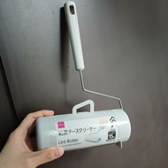 Daiso Lint Roller Free 15Pc Refill Dust and Animal Hair Cleaning Roller 16Cm