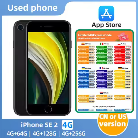 Apple iPhone SE 2 2020 4g SmartPhone Apple A13 4.7inch LCD Screen 12MP Camera 1821mAh 18W Charge IOS