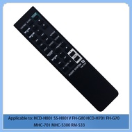RM-S33 Remote Control Compatible with Sony Audio HCD-H801 SS-H801V FH-G80 HCD-H701 FH-G70 MHC-701 MH
