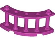 【磚樂】LEGO 樂高 30056 6058749 Fence 4x4x2 洋紅 圓弧柵欄(2點)