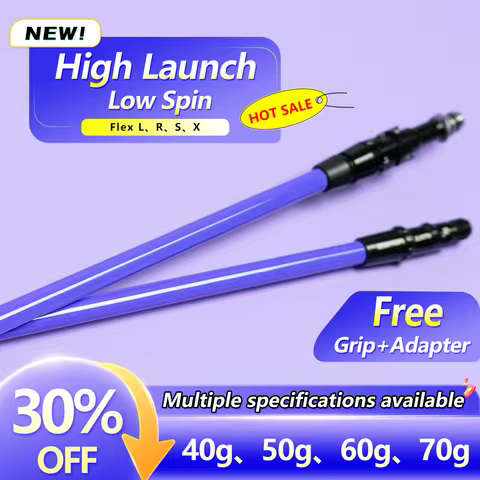 Boost Your Drive！Royal Purple Ultra Light Flexible Graphite Shaft for Driver - 40g to 70g Options - 