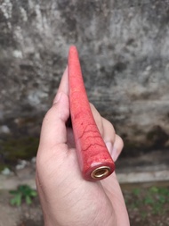 Pipa rokok batu marjan once padudan red coral enak berkualitas panjang 14 cm