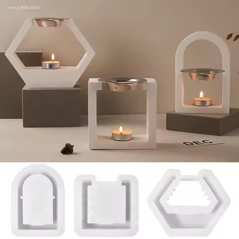 Minimalism Essential Oil Diffusion Silicone Mold DIY Nordic Style Cement Aromatherapy Diffusion Furn