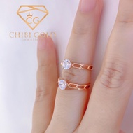 CHIBI GOLD - Cincin Diamond looks Amero 750 kadar 17k 