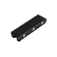 M.2280mm SSD Double-Sided Heatsink, M.2 PCIE NVMe SSD with Thermal Silicone Pad for PC/PS5 (Black)