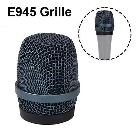 Replacement Microphone Grilles for E945 Head Steel Mic Head Part Replacing Accessories