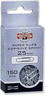KOH-I-NOOR 9600100425KS Paper Clip, 1.0 inches (25 mm), 150 in Set