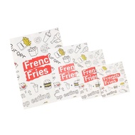 100pcs French Fries Paper Bag Greaseproof Fries Wrapper Packaging