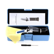 Handheld Alcohol Refractometer Alcohol Specific Gravity Refractometer Hydrometer Brix 0-40% Wort Sug