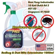 Bedbug 911 Bed Bug &amp; Dust Mite Exterminator Spray (Scent &amp; Stain Free)