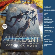 ORIGINAL Novel Divergent Trilogy ALLEGIANT Veronica Roth English Import Book Preloved Paperback Nove