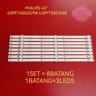 Philips 43PFT4002S/98 43PFT5853/68 LED TV  Backlight
