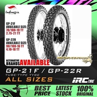 TAYAR MOTOSIKAL IRC GP-21F GP-22R TYRE 2.75-21,275-21,70/100-19,90/100-16,4.10-18 (DUAL SPORT PATTER